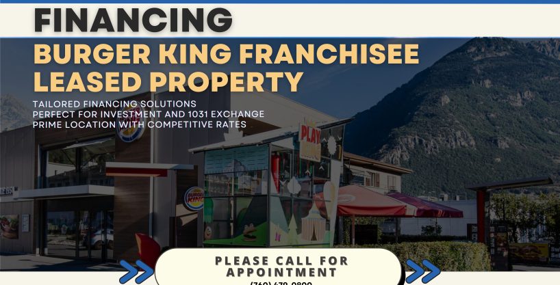 Marabella Commercial Finance Secures Financing for First Burger King Franchisee Leased Property