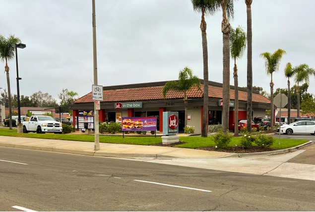 740 Sycamore Avenue, Vista - Jack In The Box | Vista - NNN Property